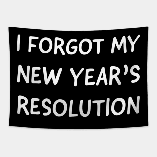 New Year's Resolution - Typography Design 2 Tapestry