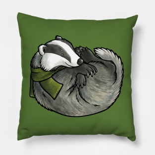 Sleepy badger Pillow