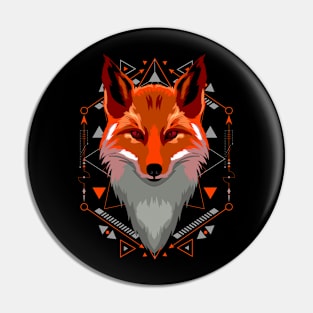 fox vintage Pin