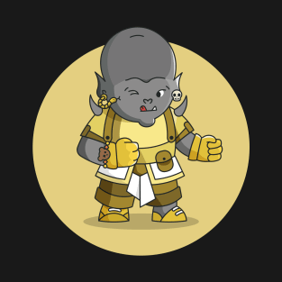 Relic Hunters - Grey Orc with Yellow Clothes T-Shirt