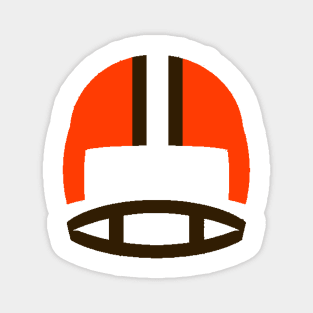 Retro Cleveland Football Helmet Magnet