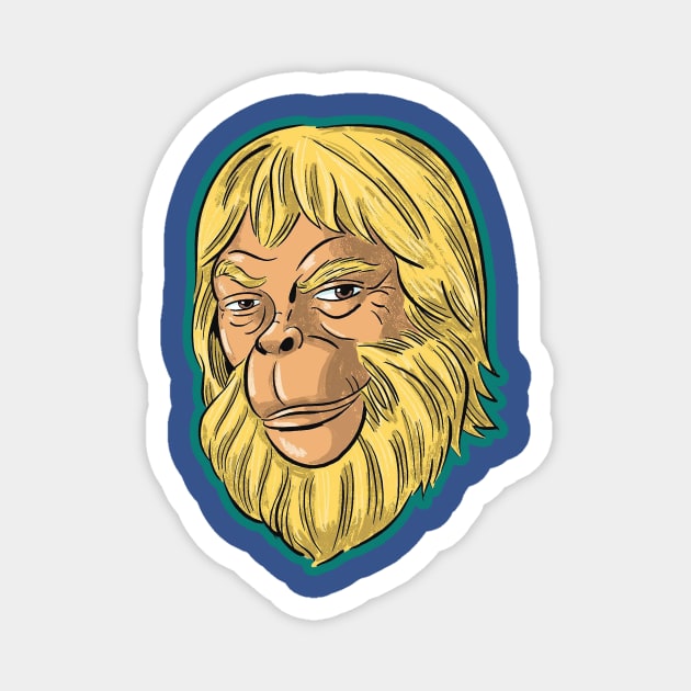 Doctor Zaius Magnet by nearmintpress