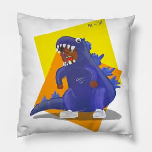 Always wanted to be a Dinossaur (no bg) Pillow