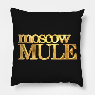 Moscow Mule Gold Pillow