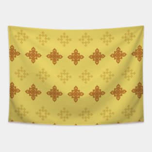 yellow flowers pattern seamless Tapestry