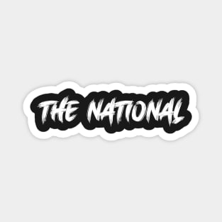 The National Band Logo Lettering Magnet