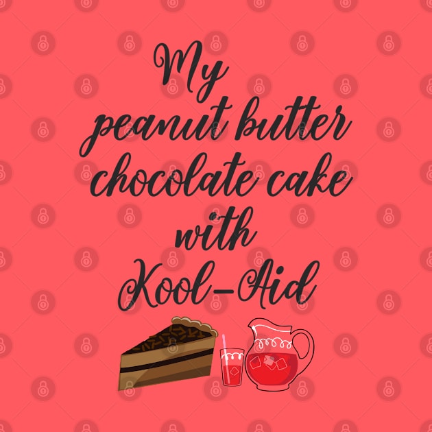 My peanut butter chocolate cake with Kool-Aid by SaKaNa
