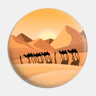 The caravan from Iran Pin