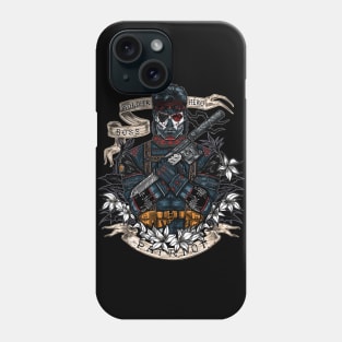 day of the Dead Patriot Phone Case