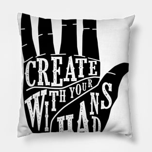 Create with your hand Pillow
