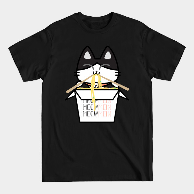 Discover Noodle Cat - Meow Mein - Noodles - T-Shirt