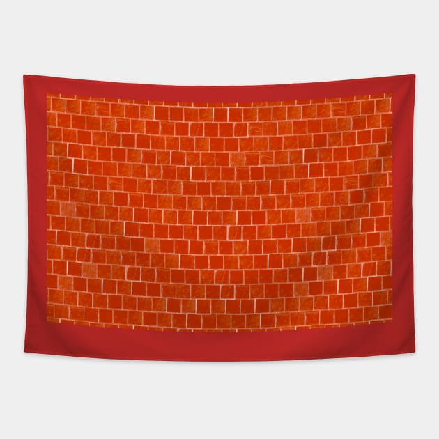 Brick Wall Design Tapestry by DamLas