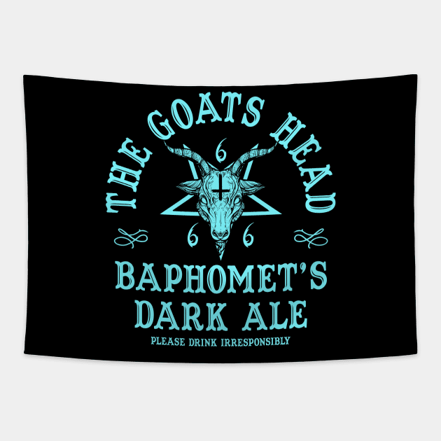 Satanic Occult Baphomet Tapestry by ShirtFace