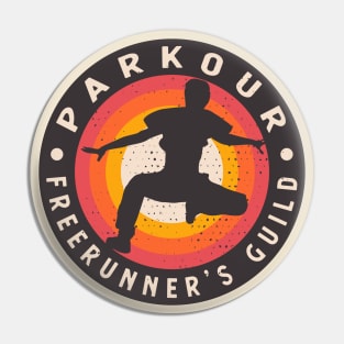 Parkour Freerunner's Guild Freerunning Pin