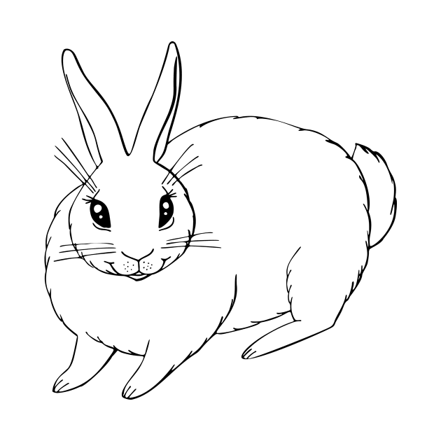 Cute Bunny Rabbit by jerranne