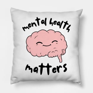 Mental Health Matters Awareness Brain Pillow