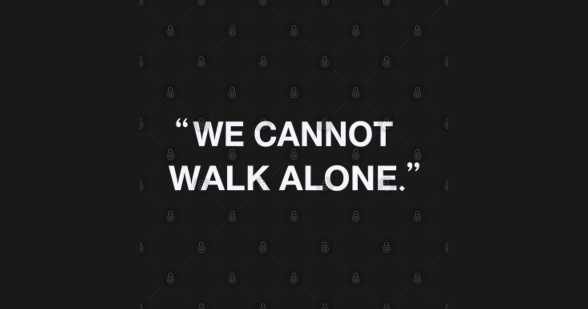we cannot walk alone shirt nba