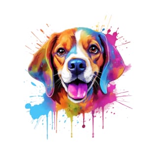 Beagle Ink Splash 2 T-Shirt