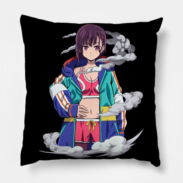 Zom 100 - Shizuka Mikazuki Pillow by mounier