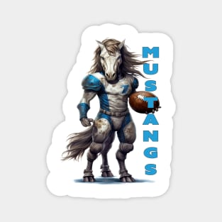 Mustangs Football Magnet