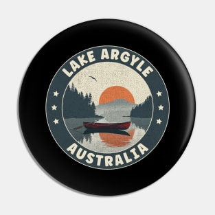 Lake Argyle Australia Sunset Pin