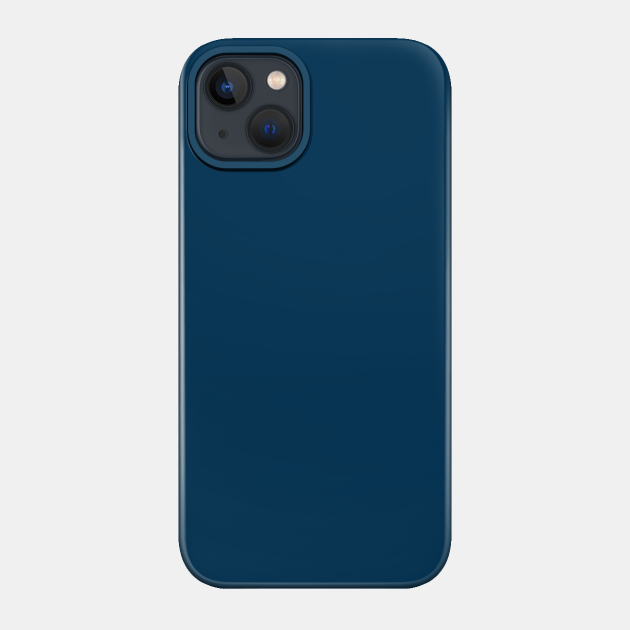 Prussian Blue Solid Color - Solid Color - Phone Case