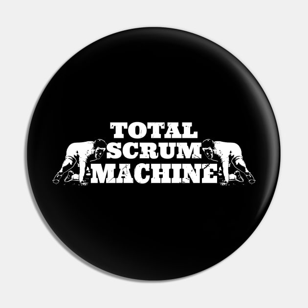 Rugby Total Scrum Machine Pin by atomguy