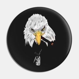 The Smoking Eagle Pin