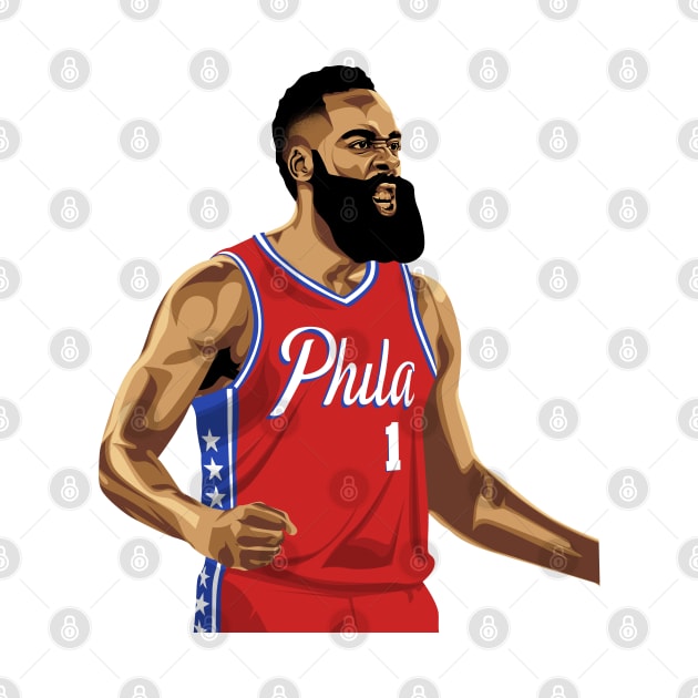 James Harden by knnthmrctn