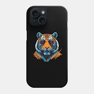 Wildlife Tiger Face Art Phone Case