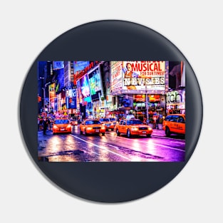 Times Square, New York City, At Dusk Pin