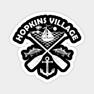 Hopkins Village Beach, Belize, Boat Paddle Magnet