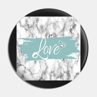 Dog Lover Paw Print Heart PopSockets Grip Cute Puppy Lover Gift Pin