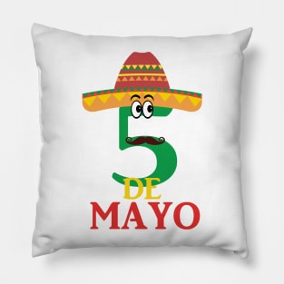 Cinco de Mayo Mexican Celebration Pillow