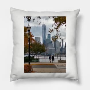 Autumn in New York Pillow