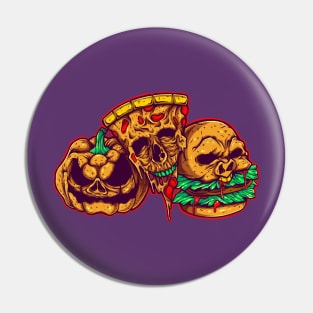 Trick or treat illustration Pin