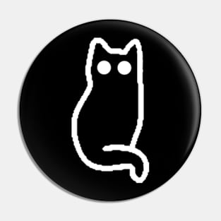 Cat Outline Pin