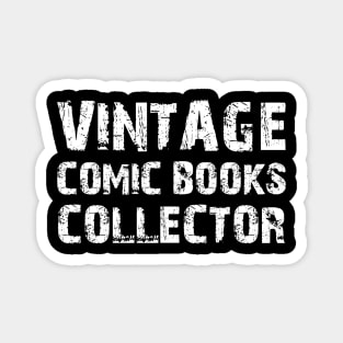 Vintage Comics Books Collector w Magnet