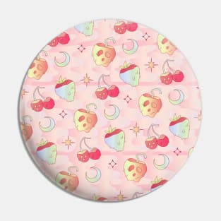 Pastel Goth Red Fruits Caramel Pin