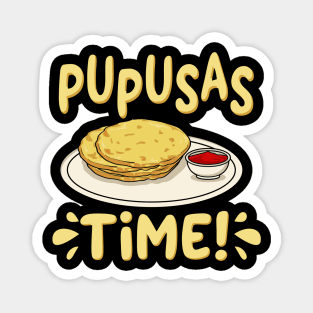 Pupusas Time Magnet