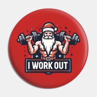 Buff Santa Pin