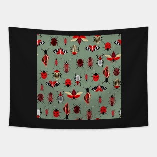 red bugs Tapestry