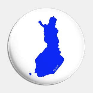 My land Finland map Pin