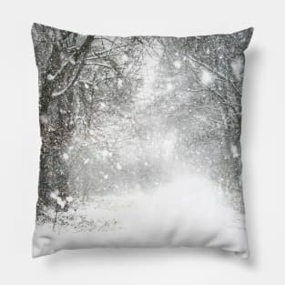 Winter Whiteout Pillow