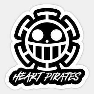 Heart Pirates Stickers Teepublic