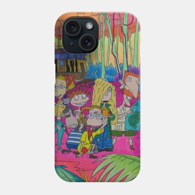 Wild Thornberrys Trippy Forest Phone Case by AbbysRadArt