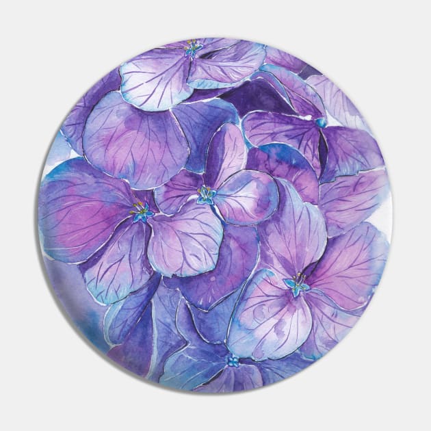 Hydrangea Pin by feafox92