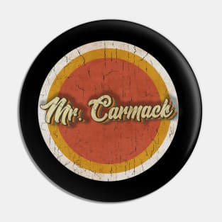 circle vintage Mr. Carmack Pin