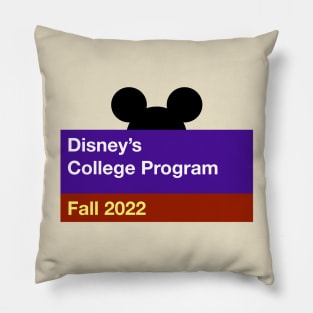 College Program Sign Pillow