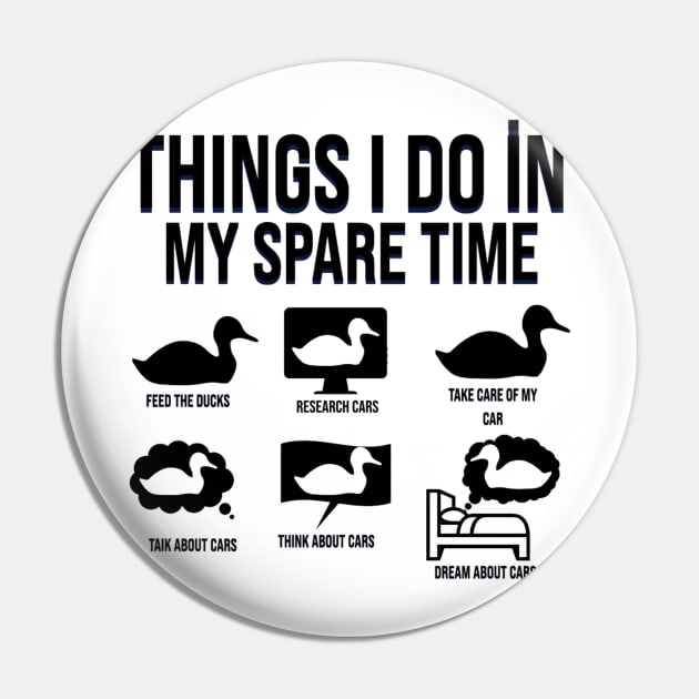 Things I Do In My Spare Time Duck Lover Shirt, Funny Duck Shirt, Lover T-Shirt, Dream About Duck Tee, Spare Time Shirts Pin by Artistic Design